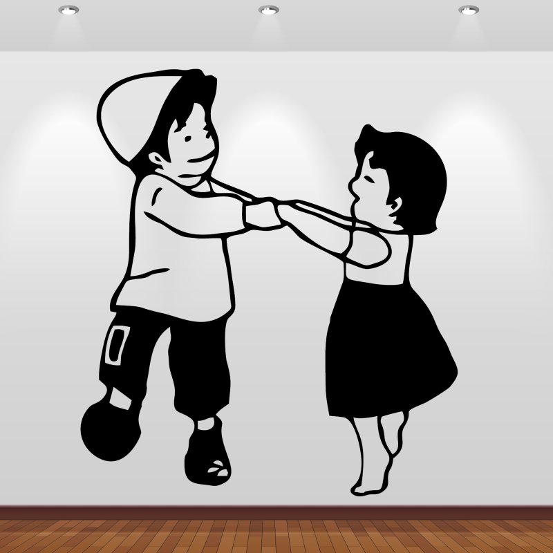 Preview: Wandaufkleber 46237 Heidi und Peter